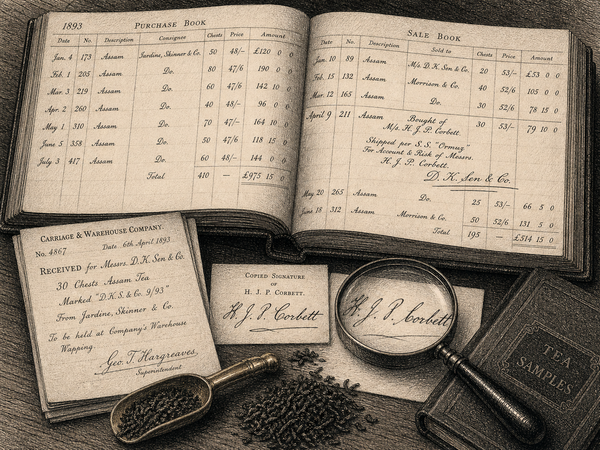 Engraved key object plate for The Case of the Missing Assam.